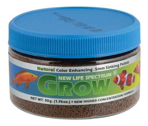 Ração New Life Spectrum Grow 60g Small Pellets 05-0,75mm