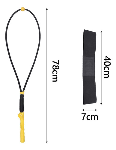 Cuerda De Entrenamiento De Swing De Golf, Amarillo