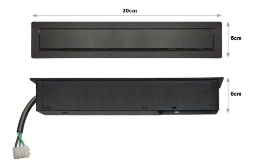 Régua Tomada Para Embutir Em Mesas Ou Bancadas - Slim-304b