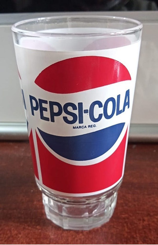 1  Antiguo Vaso Del  Refresco Pepsi Cola 70´s 14 Cm.