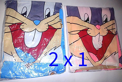 Combo 2 Pijamas Personajes Winnie Pooh Mickey Bugs Bonny 