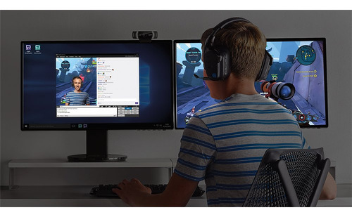 Cámara Web Logitech 1080p Pro Stream Para Transmisión De Víd