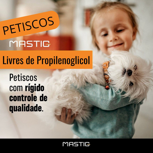 Kit 4 Pct Palito Ossinho Cães Sabor Natural Mastig C/ 10 Un