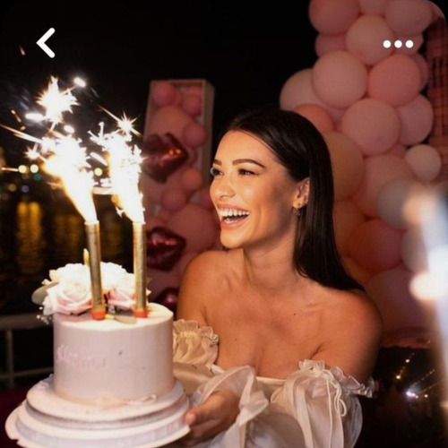 Globo 5 Piezas Orbz 22 Rosa Fuerte Fiesta Cumpleaños