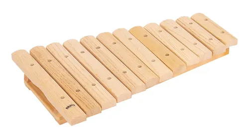 Xilofone Infantil Kidzzo Natural com 12 Teclas de Madeira