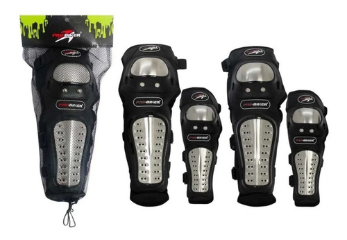 Set Proteccion Rodilleras Y Coderas Moto Bici Probikers