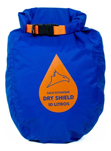 Saco Estanque Impermeável Dry Shield 10 Litros Conquista Cor Azul