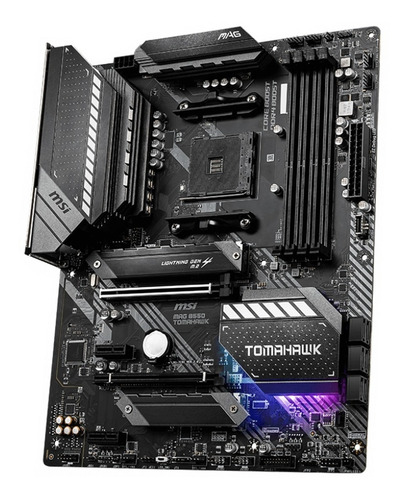 Imagen 4 de 10 de Motherboard Msi Mag B550 Tomahawk Am4 Ddr4 3ra 5ta Gen P