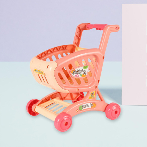 Carrito De Supermercado, Carrito De Compras Para Niños Rojo