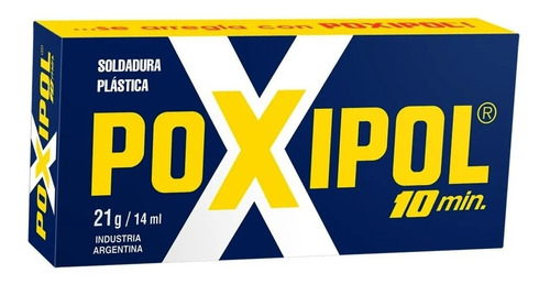 Poxipol® - Soldadura Plástica - 10 Min 21g Adhesivo Epoxi 
