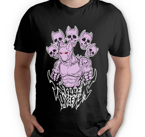 Imagen 1 de 3 de Jojos Killer Queen Polera Vinilo Textil 100% Algodón