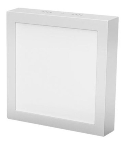 Panel Foco Led Sobrepuesto Philips Cuadrado 22w Luz Neutra