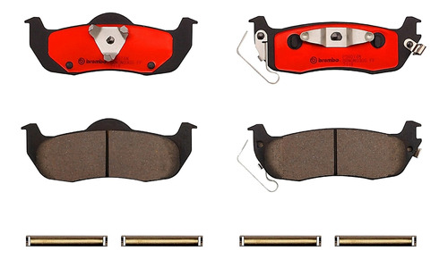 Balatas Ceramica Traseras Nissan Armada 5.6l V8 07-08 Brembo