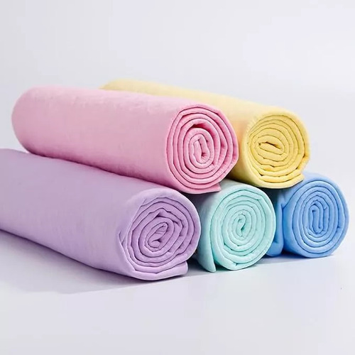Toalla Ultra Absorbente Perro Y Gato Estética Canina. Grande Rosa