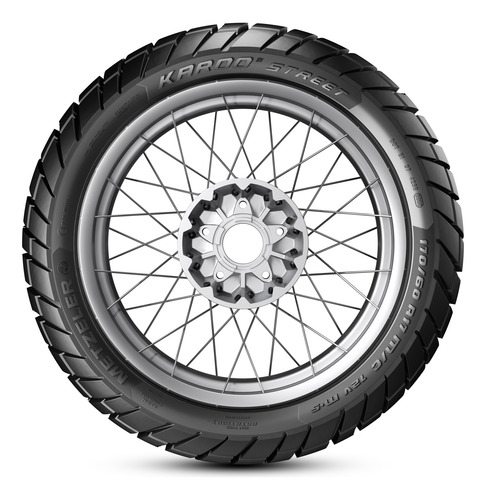 Pneu 120/80-18 Traseiro Moto Karoo Street Uso Com Câmara
