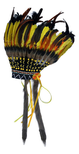 Diadema Con Sombrero Indio De Jefe Americano Para Fiesta De