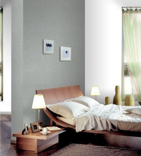 Papel Tapiz Segreto Texturizado Gris Intenso 53cmx10m M88525