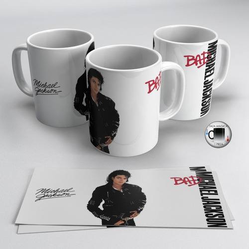 Taza Mágica 11 Oz / Michael Jackson , M05 (1 Pz)