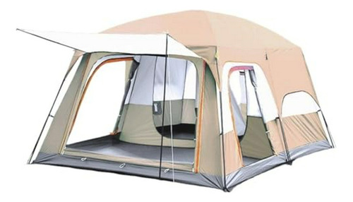 Tienda Camping Multi-persona 2 Habitaciones Impermeable
