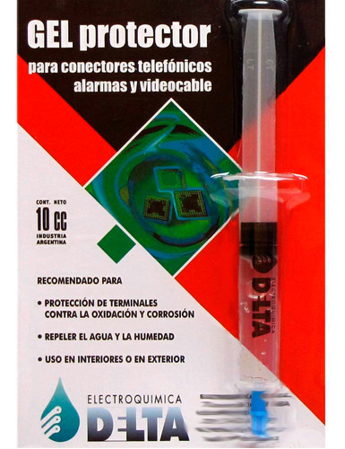 2 Gel Protector Para Conectores Telefonicos 10cc Delta