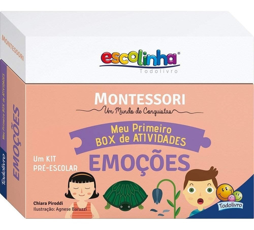 Livro Escolinha Montessori - Meu 1 Box Atividades - Emoções