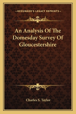 Libro An Analysis Of The Domesday Survey Of Gloucestershi...