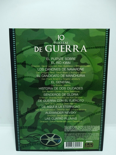Imagen 8 de 8 de 10 Películas De Guerra - Dvd - Colección Cine Club