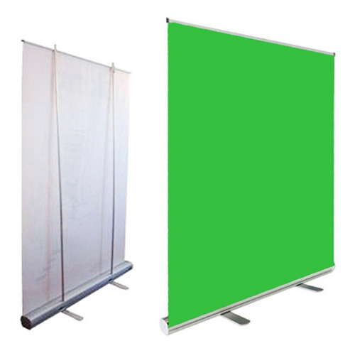Fondo Infinito Croma Verde 1.5x2 - Sistema Enrollable