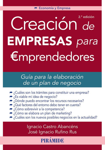 Creación De Empresas Para Emprendedores (libro Original)