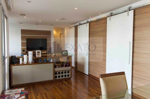 Imagem 2 de 15 de Apartamento Com Living Estendid0, Terraço, 2 Suítes E Home Office, 2 Vagas, Perto Shopping Morumbi - Em41373