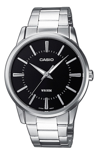 Reloj Casio Mtp 1303d-1 Acero Inoxi Wr 50m Vidrio Mineral