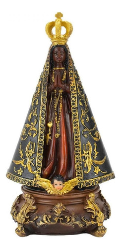 Nossa Senhora Aparecida Reza Ave Maria 23cm - Enfeite Resina
