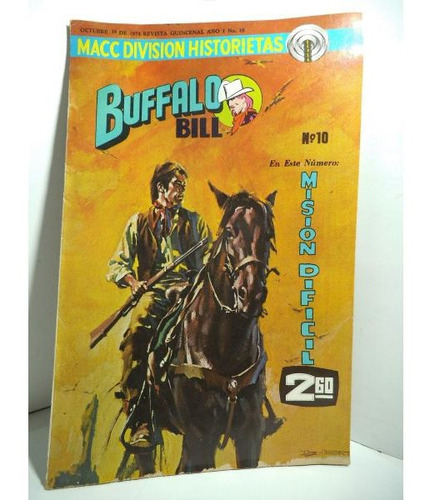 Buffalo Bill 10 Macc Division Historietas Vintage