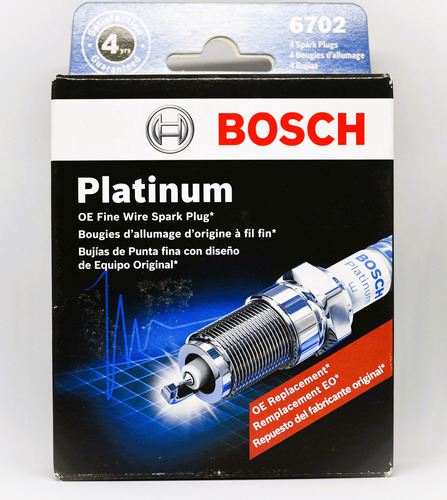 6 Bujias C320 Del 2001-2005, 6 Cil, 3.2l, Bosch Fr8dpp30x