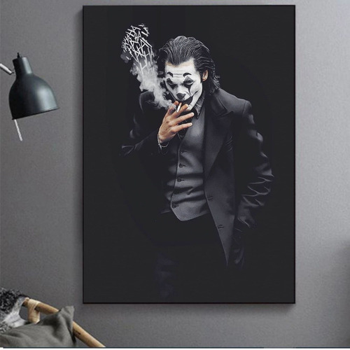 Cuadro Decorativo Joker Fumando Joaquin Phoenix 60x90cm