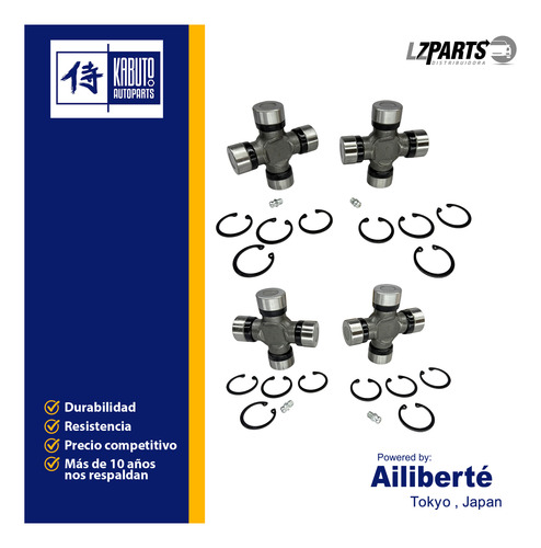 Juego 4 Crucetas Cardan Pick-up D21 1994 1995 1996 - 2008