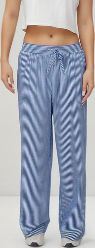 Pantalones Holgados Cómodos A Rayas Transpirables For Mujer