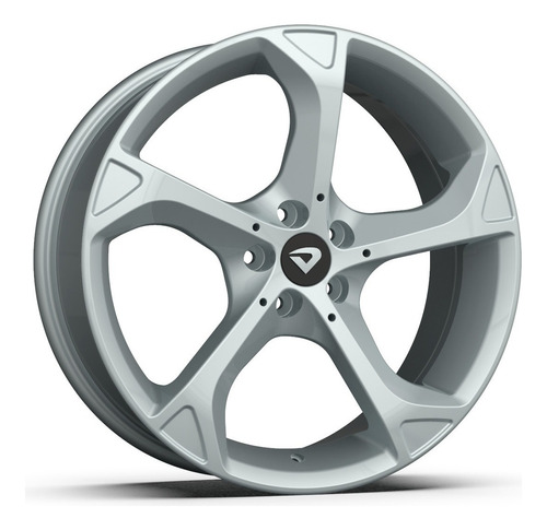 Roda Aro 18 5x100 Volcano Advance Polo Fox Golf 4 Rodas Cor Prata 5x100