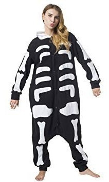 Imagen 2 de 7 de Disfraz Calavera Kigurumi Halloween
