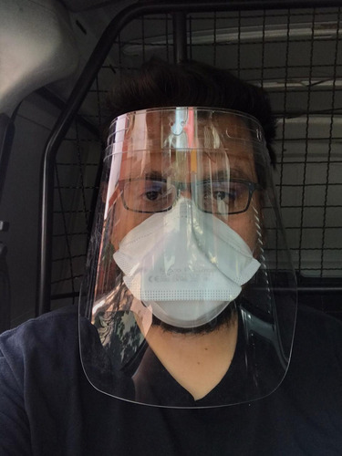 Careta De Protección Premium De Pet-g Cal 30 Reusable Adulto
