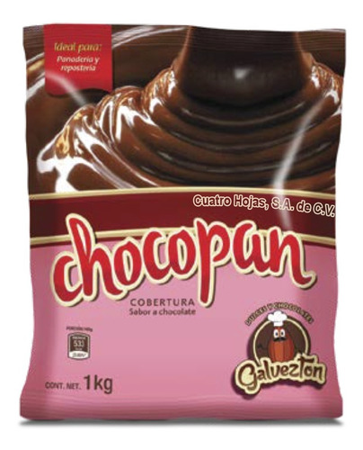 Cobertura De Chocolate Chocopan Color Rosa 1 Kg