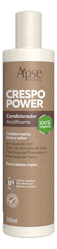  Condicionador Acidificante Crespo Power 300ml - Apse