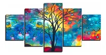Comprar Cuadros Mdf Polípticos Slim Árbol De La Vida 60 X 100 Promo