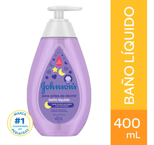 Baño Liquido Johnsons Baby Antes De Dormir X 400ml