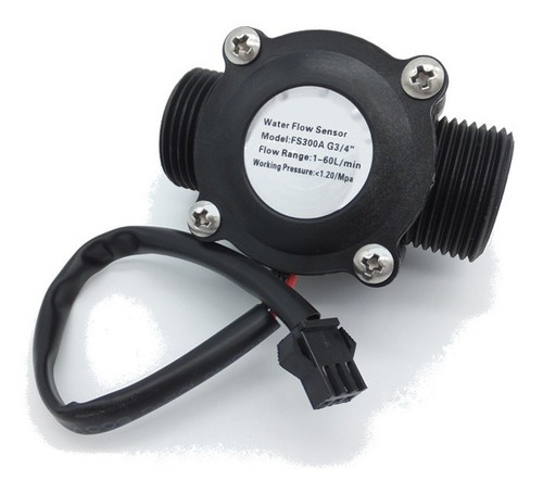 Flow Switch Detector Caudal + Sensor Flujo 3/4 +triac+ 9v/1a