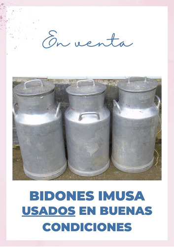 Nuevo Precio Bomba: Bidón Imusa De 40 Lts 