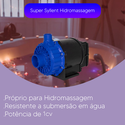 Motobomba Para Piscinas Com Hidro Super Syllent Alta Vazão