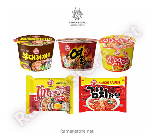 Pack De 5 Unidades, Alimento Coreano, Ramenstore.net 