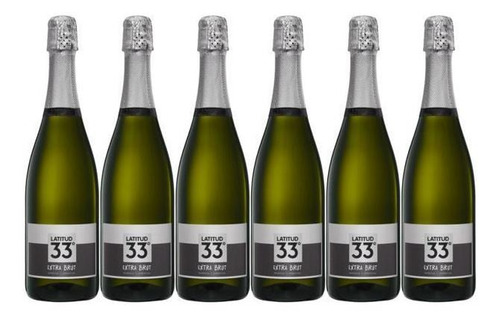Imagen 1 de 12 de Champagne Latitud 33 Extra Brut 750ml Caja X6 Fullescabio
