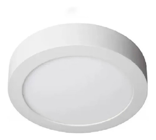 Imagen 1 de 2 de Plafon Redondo Blanco 18w Led Fria Ø22cm Ak Ef